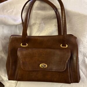 Vintage 1970s Brown Handbag